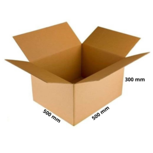 Karton klapowy 500x500x300mm 5W BC 560g/m2 (160 szt. – paleta)